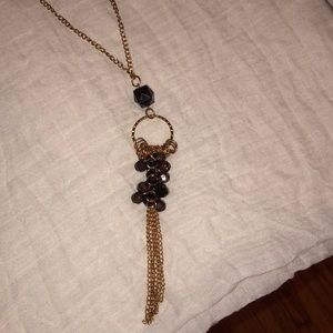 Gold/brow necklace